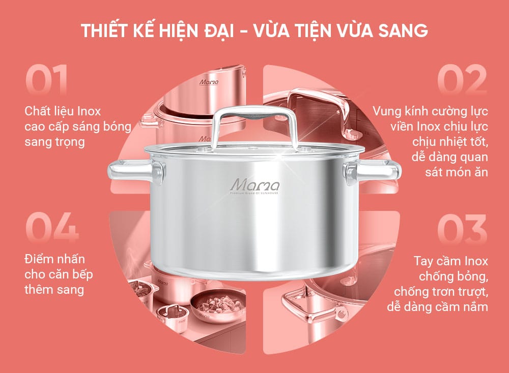 Thiết kế hiện đại, sang trọng cho không gian bếp đẳng cấp